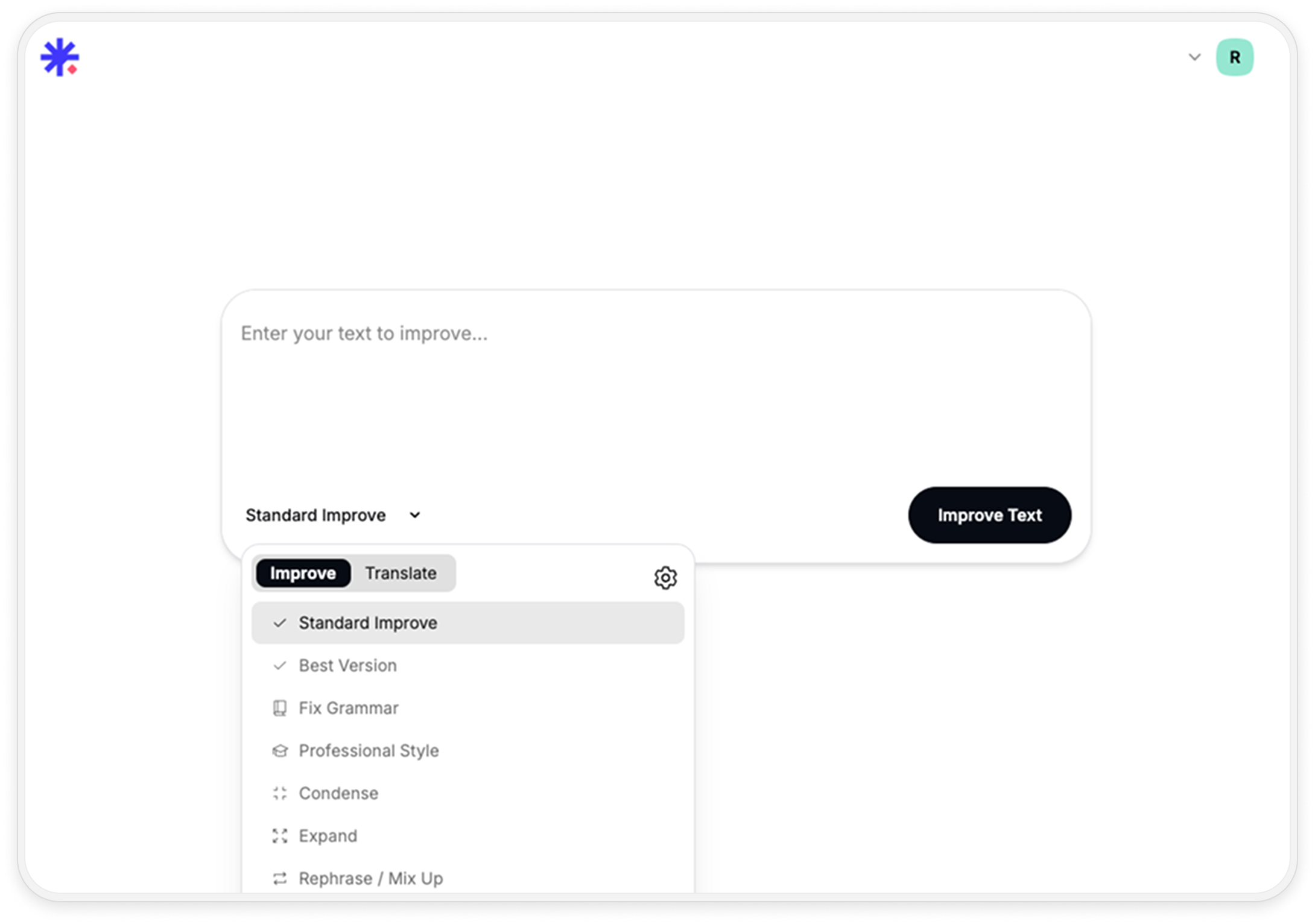 Web Application Interface